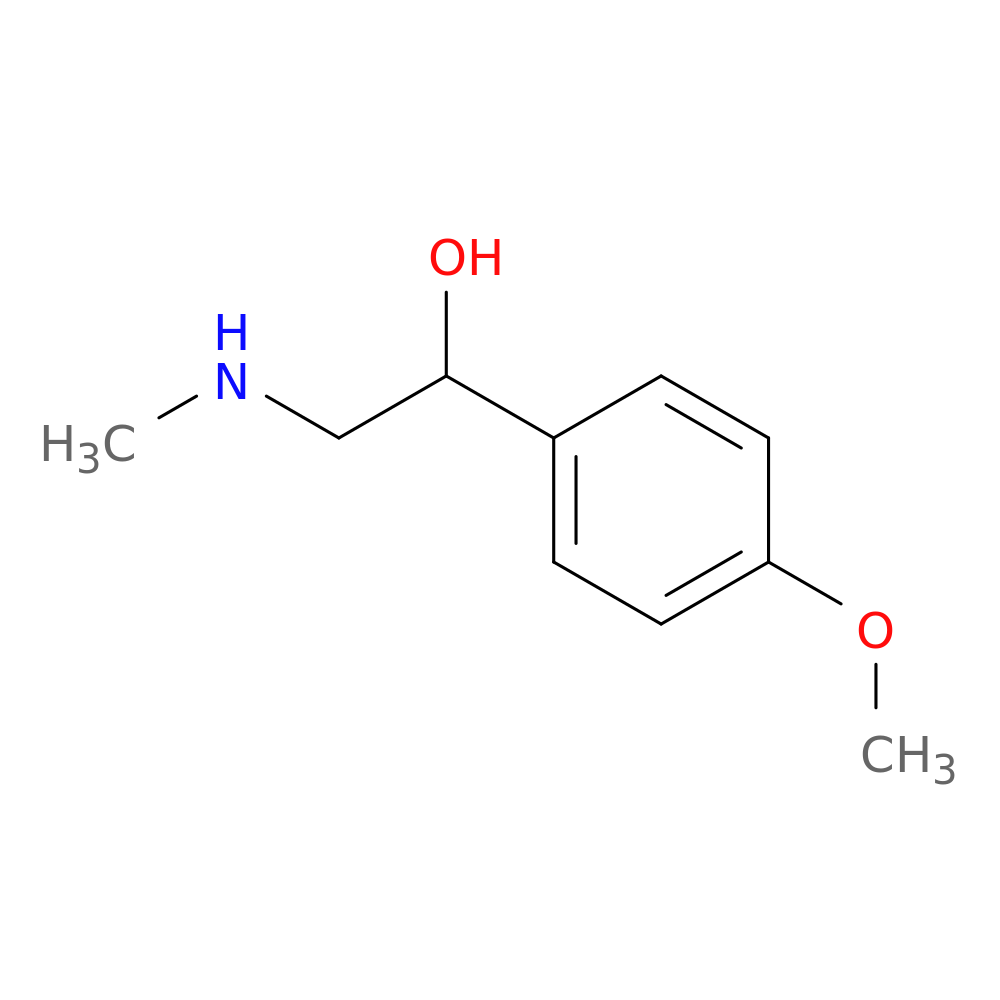 1-(4-Methoxyphenyl)-2-(methylamino)ethan-1-ol