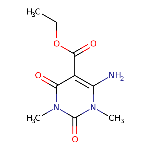 Ethyl 6-amino-1,3-dimethyl-2,4-dioxo-1,2,3,4-tetrahydropyrimidine-5-carboxylate