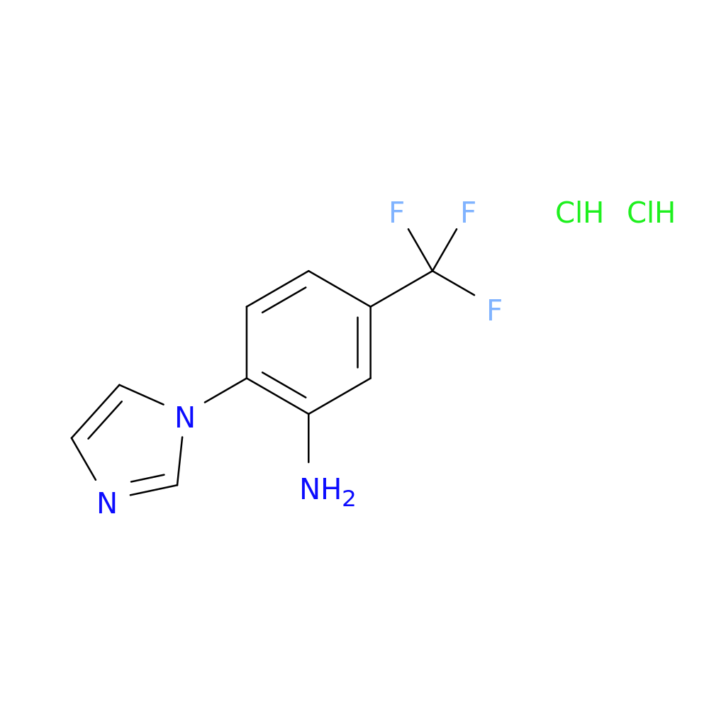 2-(1H-imidazol-1-yl)-5-(trifluoromethyl)aniline dihydrochloride