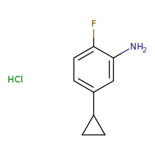 5-cyclopropyl-2-fluoroanilinehydrochloride