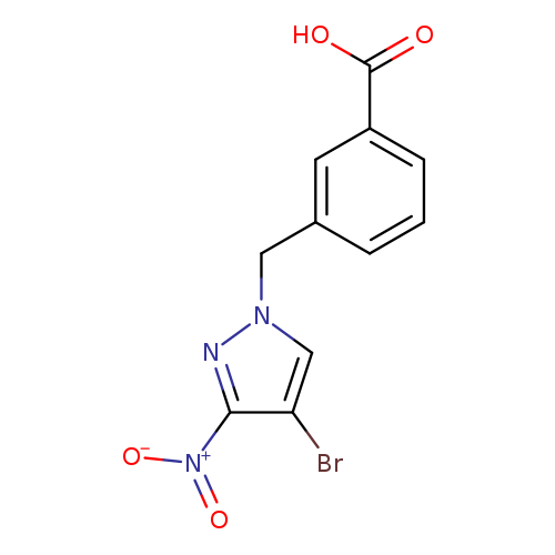 3-((4-Bromo-3-nitro-1H-pyrazol-1-yl)methyl)benzoic acid