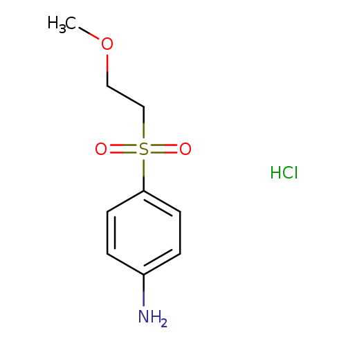4-(2-methoxyethanesulfonyl)aniline hydrochloride