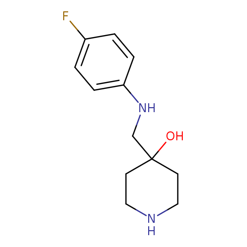 4-{[(4-fluorophenyl)amino]methyl}piperidin-4-ol