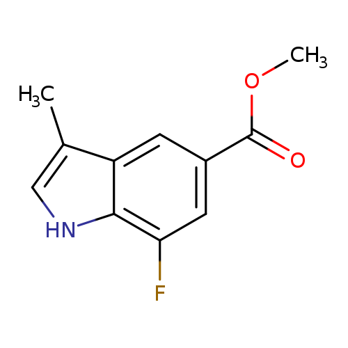 methyl7-fluoro-3-methyl-1H-indole-5-carboxylate