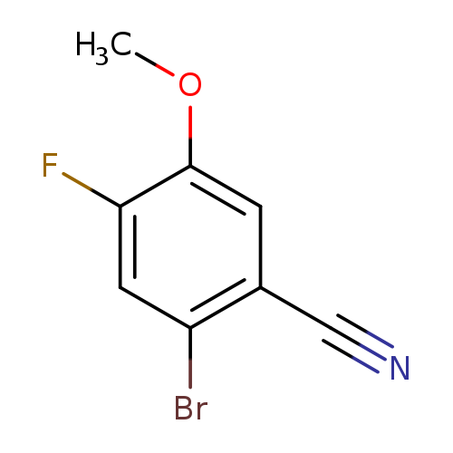 2-Bromo-4-fluoro-5-methoxybenzonitrile