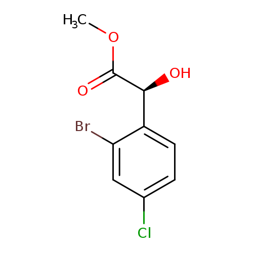 methyl(2S)-2-(2-bromo-4-chlorophenyl)-2-hydroxyacetate