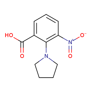 3-Nitro-2-(pyrrolidin-1-yl)benzoic acid