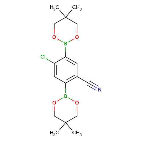 4-Chlorobenzonitrile-2,5-diboronic acid neopentyl glycol ester