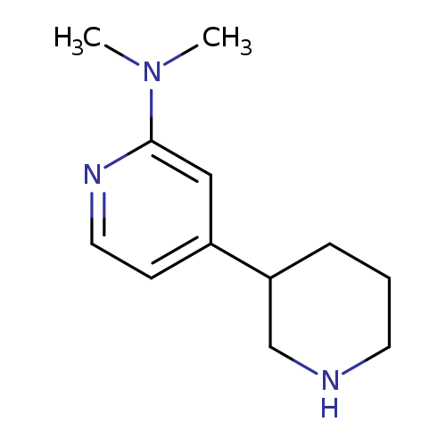 N,N-Dimethyl-4-(piperidin-3-yl)pyridin-2-amine