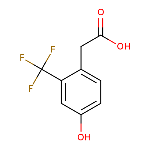 2-[4-hydroxy-2-(trifluoromethyl)phenyl]acetic acid