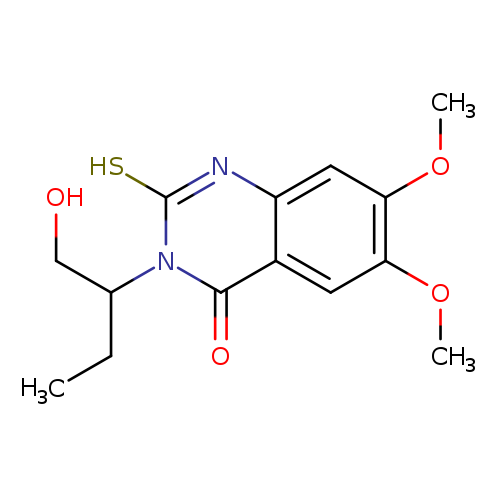 3-(1-hydroxybutan-2-yl)-6,7-dimethoxy-2-sulfanyl-3,4-dihydroquinazolin-4-one