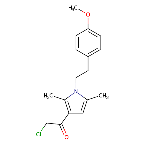 2-CHLORO-1-[1-[2-(4-METHOXYPHENYL)ETHYL]-2,5-DIMETHYL-1H-PYRROL-3-YL]ETHANONE