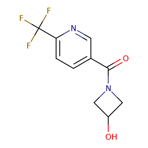 1-[6-(trifluoromethyl)pyridine-3-carbonyl]azetidin-3-ol
