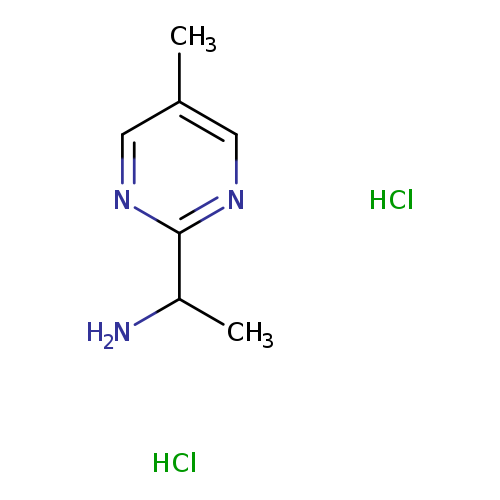 1-(5-methylpyrimidin-2-yl)ethan-1-aminedihydrochloride