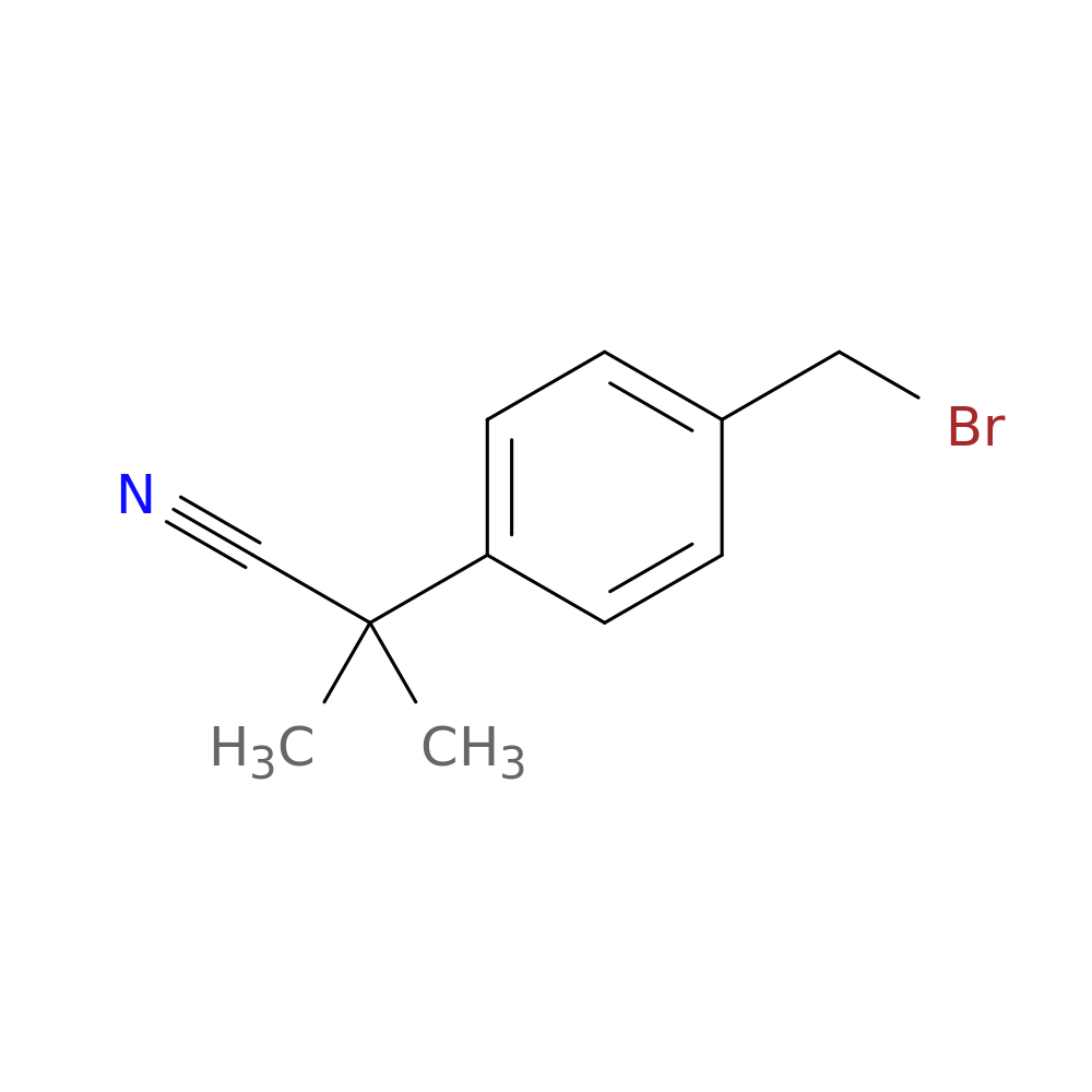 2-(4-(Bromomethyl)phenyl)-2-methylpropanenitrile