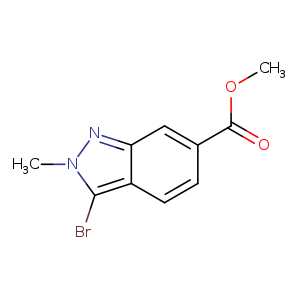 Methyl 3-bromo-2-methyl-indazole-6-carboxylate