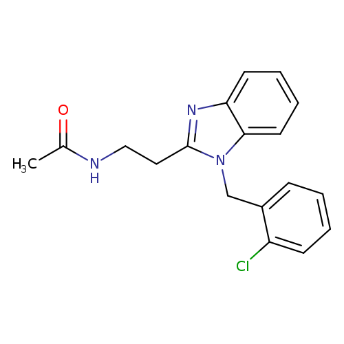 N-(2-{1-[(2-chlorophenyl)methyl]-1H-1,3-benzodiazol-2-yl}ethyl)acetamide