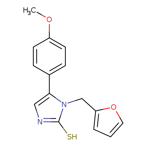1-(2-Furylmethyl)-5-(4-methoxyphenyl)-1,3-dihydro-2H-imidazole-2-thione