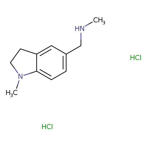 methyl[(1-methyl-2,3-dihydro-1H-indol-5-yl)methyl]amine dihydrochloride