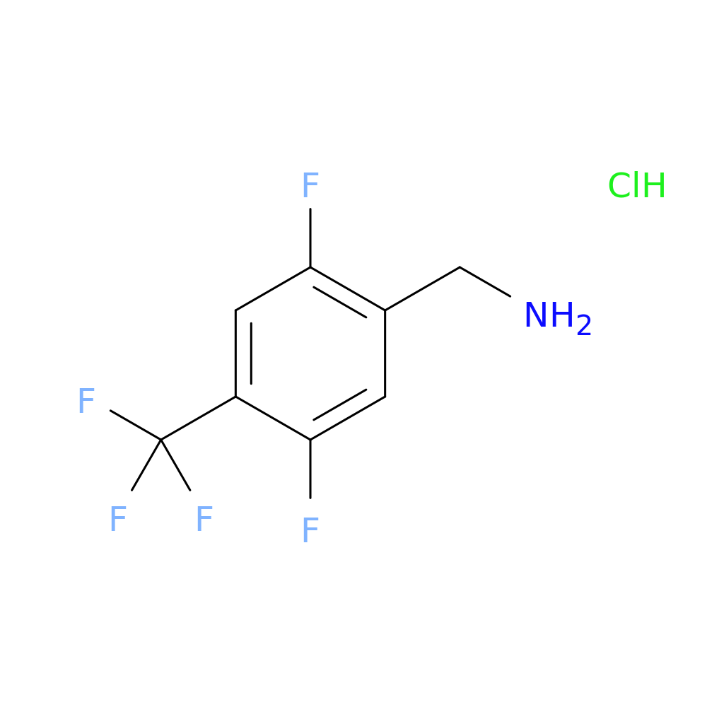 [2,5-difluoro-4-(trifluoromethyl)phenyl]methanamine hydrochloride
