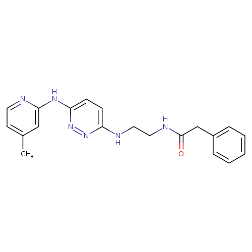 N-[2-({6-[(4-methylpyridin-2-yl)amino]pyridazin-3-yl}amino)ethyl]-2-phenylacetamide
