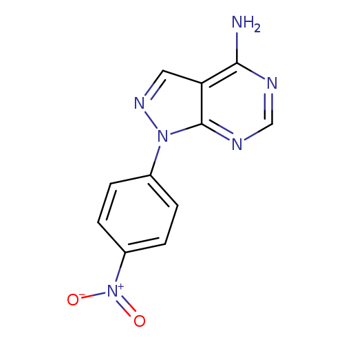 1-(4-Nitrophenyl)-1H-pyrazolo[3,4-d]pyrimidin-4-amine