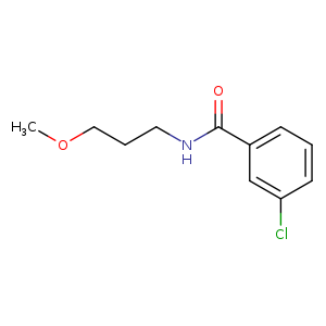 3-chloro-N-(3-methoxypropyl)benzamide