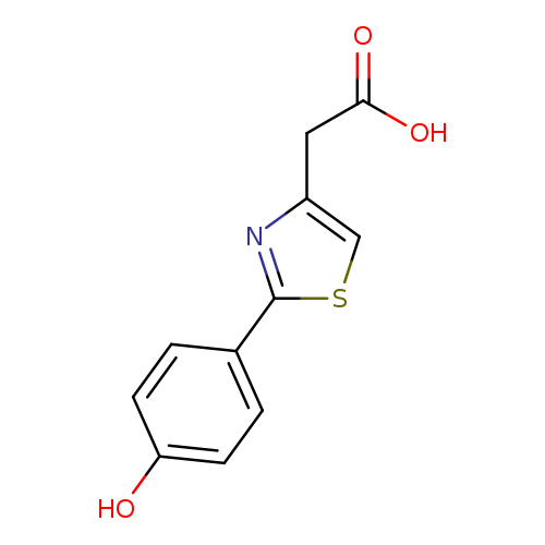 2-(2-(4-Hydroxyphenyl)thiazol-4-yl)acetic acid