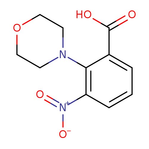 2-(4-Morpholinyl)-3-nitrobenzoic acid