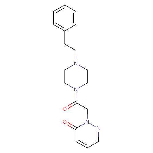 2-{2-oxo-2-[4-(2-phenylethyl)piperazin-1-yl]ethyl}-2,3-dihydropyridazin-3-one