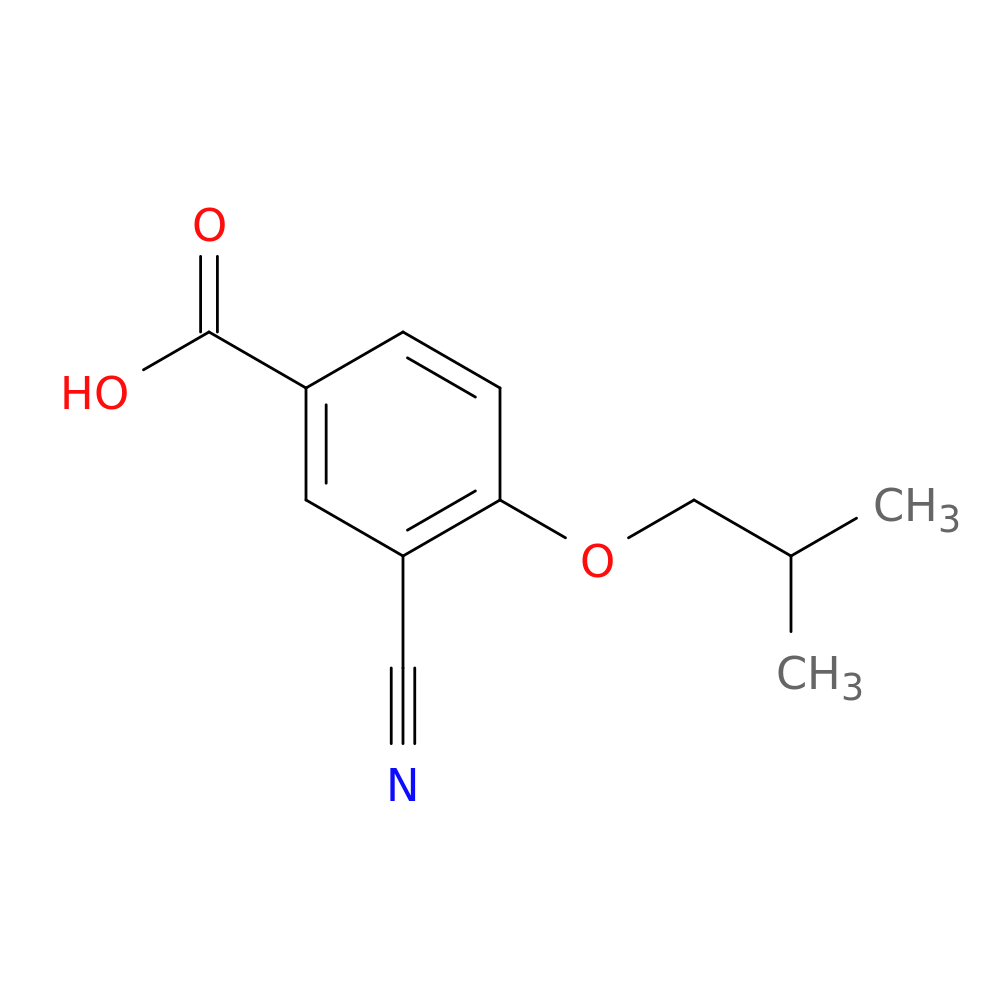 3-Cyano-4-isobutoxybenzoic acid