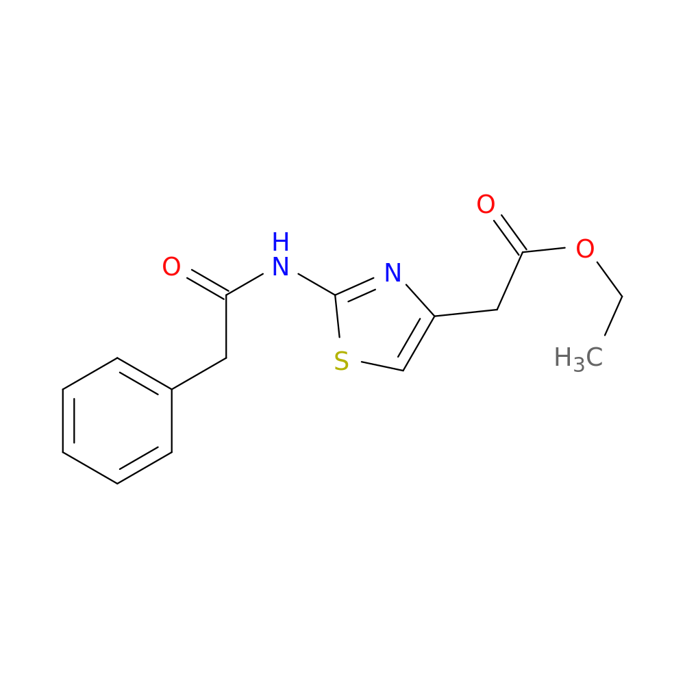 ethyl 2-[2-(2-phenylacetamido)-1,3-thiazol-4-yl]acetate