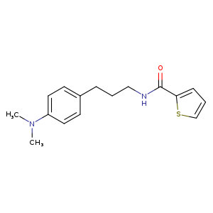 N-{3-[4-(dimethylamino)phenyl]propyl}thiophene-2-carboxamide