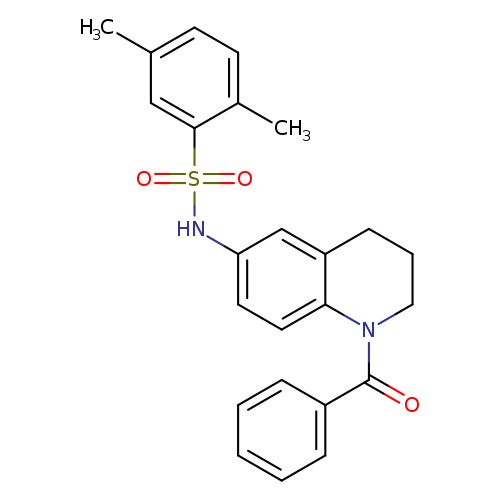 N-(1-benzoyl-1,2,3,4-tetrahydroquinolin-6-yl)-2,5-dimethylbenzene-1-sulfonamide