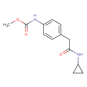 methyl N-{4-[(cyclopropylcarbamoyl)methyl]phenyl}carbamate