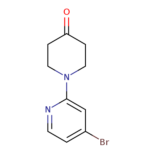 1-(4-bromopyridin-2-yl)piperidin-4-one