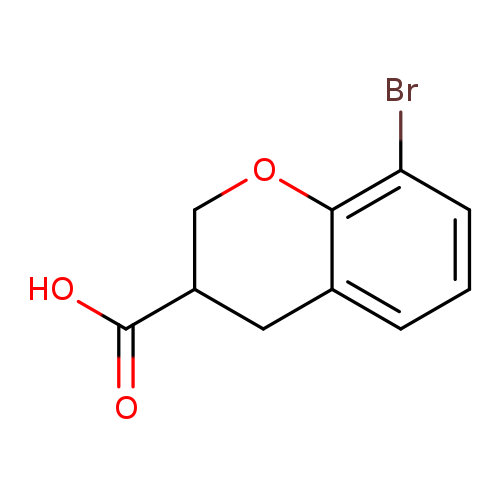 8-Bromo-3,4-dihydro-2H-1-benzopyran-3-carboxylic acid