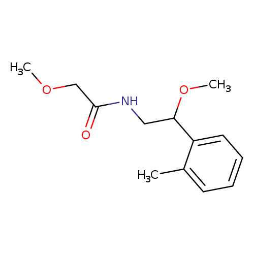 2-methoxy-N-[2-methoxy-2-(2-methylphenyl)ethyl]acetamide