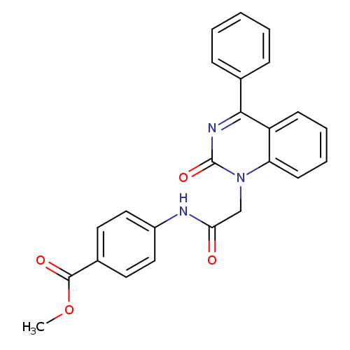 methyl 4-[2-(2-oxo-4-phenyl-1,2-dihydroquinazolin-1-yl)acetamido]benzoate