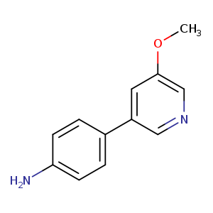 4-(5-METHOXYPYRIDIN-3-YL)ANILINE