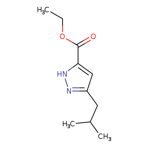 Ethyl 3-isobutyl-1H-pyrazole-5-carboxylate