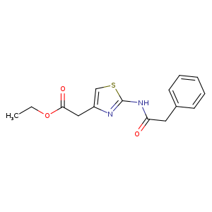ethyl 2-[2-(2-phenylacetamido)-1,3-thiazol-4-yl]acetate