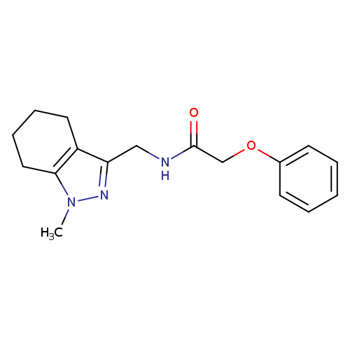 N-[(1-methyl-4,5,6,7-tetrahydro-1H-indazol-3-yl)methyl]-2-phenoxyacetamide