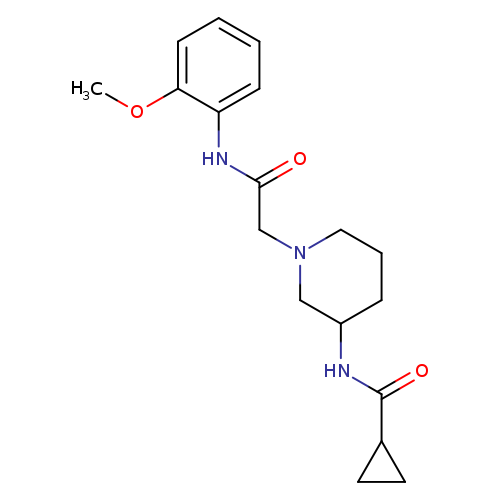 N-(1-{[(2-methoxyphenyl)carbamoyl]methyl}piperidin-3-yl)cyclopropanecarboxamide