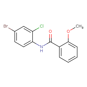 N-(4-Bromo-2-chlorophenyl)-2-methoxybenzamide