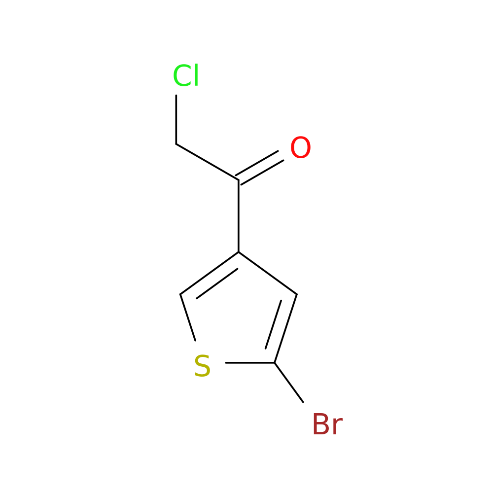 1-(5-bromothiophen-3-yl)-2-chloroethan-1-one