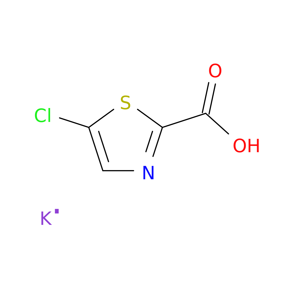 5-chlorothiazole-2-carboxylic acid;potassium salt