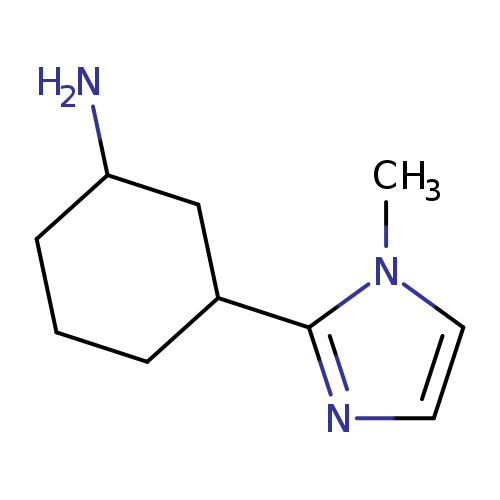 3-(1-methyl-1H-imidazol-2-yl)cyclohexan-1-amine