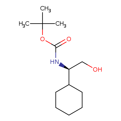 Carbamic acid, N-[(1R)-1-cyclohexyl-2-hydroxyethyl]-, 1,1-dimethylethyl ester