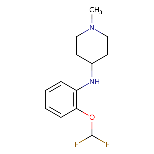 N-[2-(difluoromethoxy)phenyl]-1-methylpiperidin-4-amine